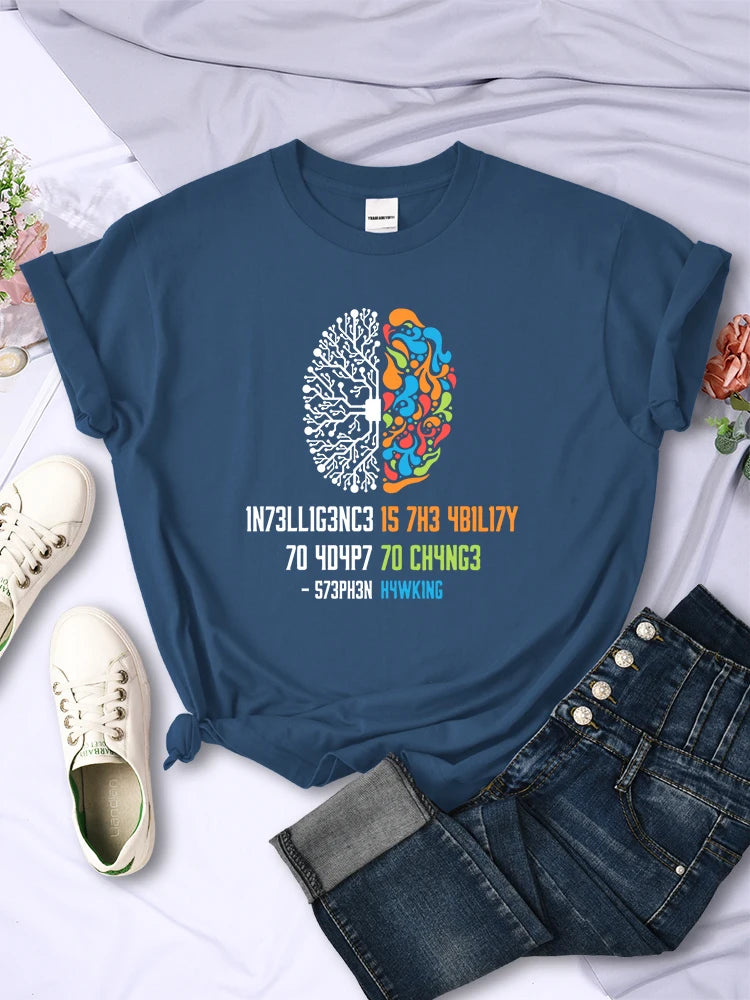 Intelligence Is The Ability To Adapt To Change T-Shirts
