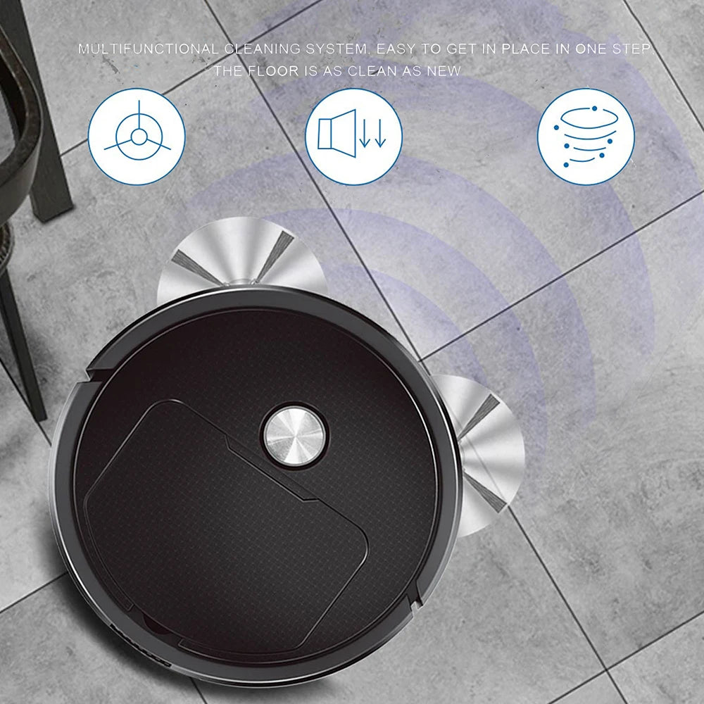 NEW 3 In 1 Smart Sweeping Robot Home Mini Sweeper