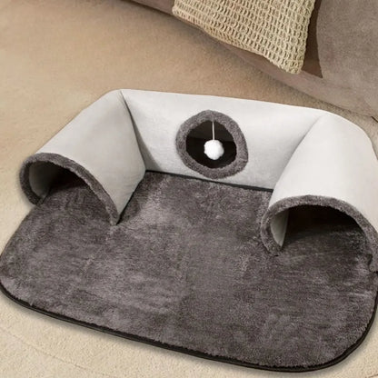Cat Interactive U-shaped Cat Tunnel Cat Bed